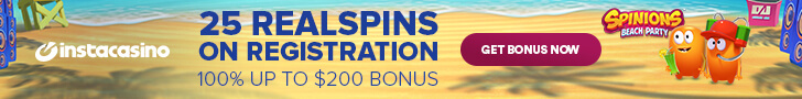 Instacasino - Free Spins No Wagering