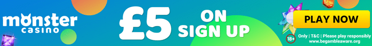 Monster Casino - £5 No Deposit Bonus