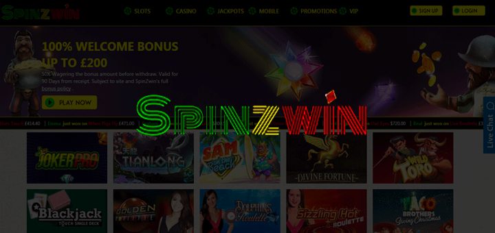 SpinzWin Casino No Deposit Bonus