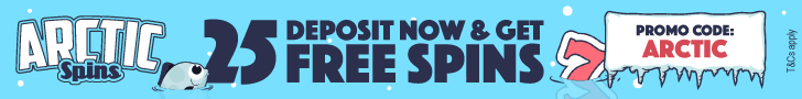 Arctic Spins 25 Free Spins Bonus