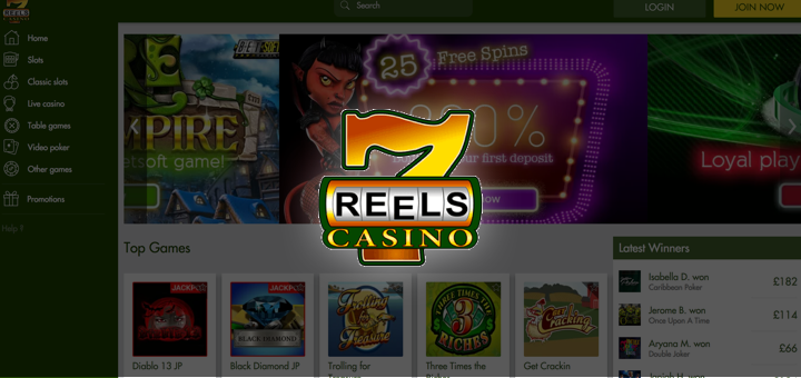 7 Reels Casino - Free Spins No Deposit