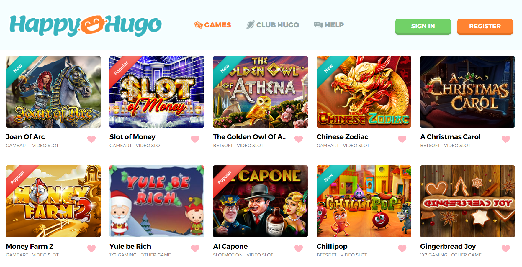 happy hugo casino no deposit bonus