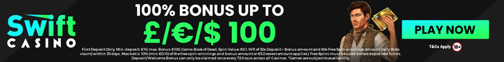 Swift Casino Bonus banner